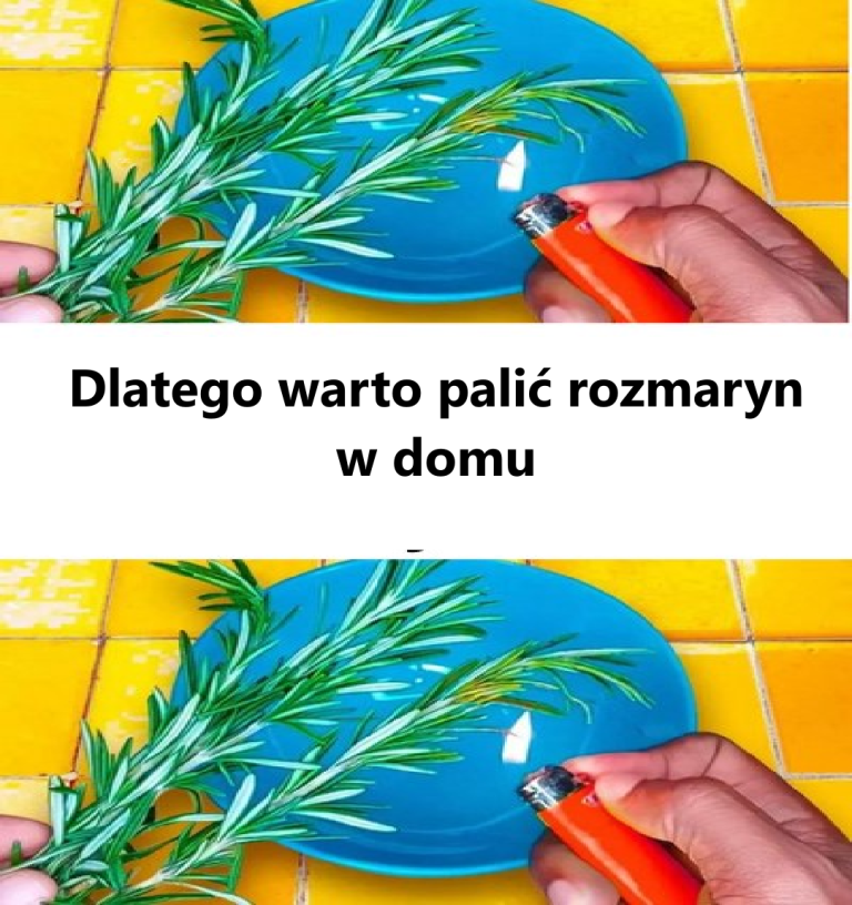 Oto dlaczego warto palić rozmaryn w domu