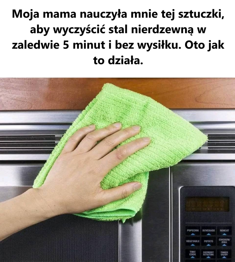 moja mama nauczyła mnie tej sztuczki, która pozwala wyczyścić stal nierdzewną w zaledwie 5 minut, bez żadnego wysiłku. Oto jak to działa