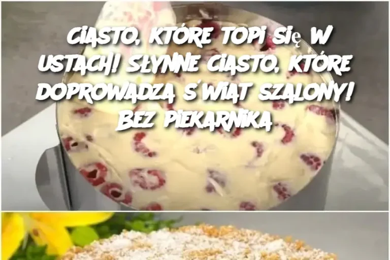 Ciasto, które topi się w ustach! Słynne ciasto, które doprowadza świat szalony! Bez piekarnika