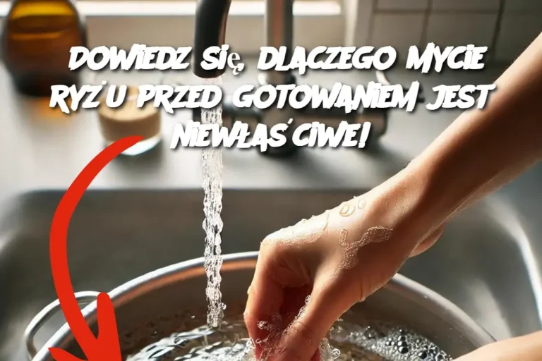 Dowiedz się, dlaczego mycie ryżu przed gotowaniem jest niewłaściwe!