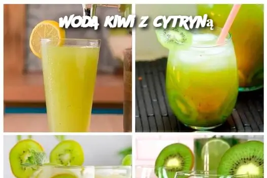 Woda kiwi z cytryną