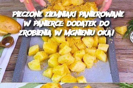 Pieczone ziemniaki panierowane w panierce: dodatek do zrobienia w mgnieniu oka!