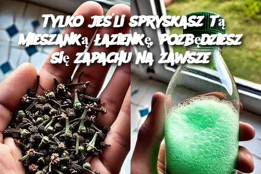 Tylko jeśli spryskasz tą mieszanką łazienkę, pozbędziesz się zapachu na zawsze