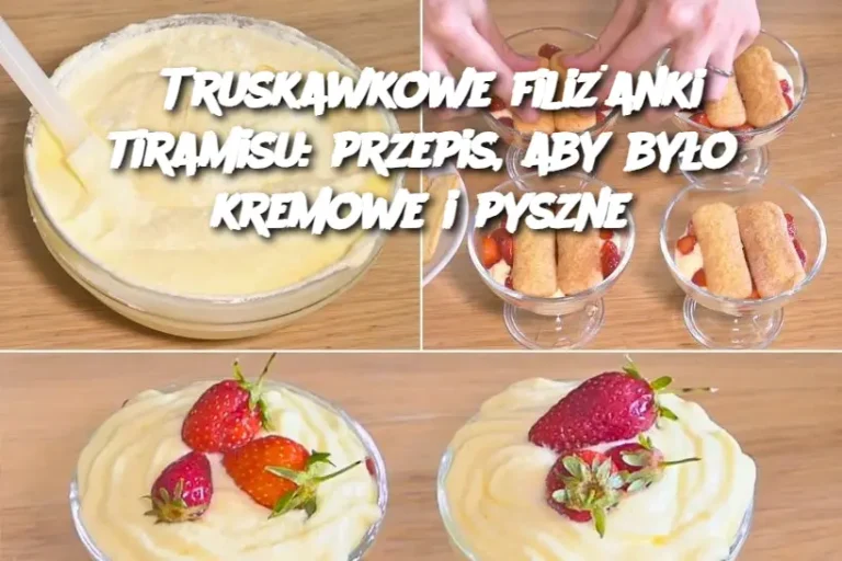 Truskawkowe filiżanki tiramisu: przepis, aby było kremowe i pyszne