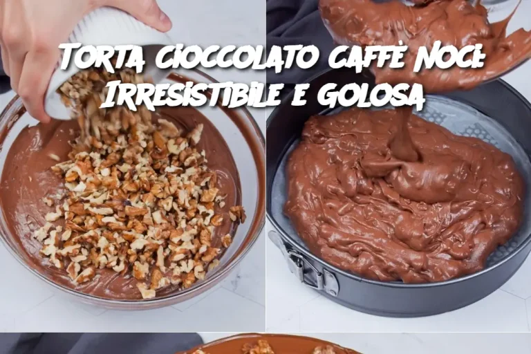 Torta Cioccolato Caffè Noci: Irresistibile e Golosa