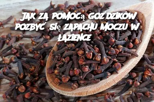 Jak za pomocą goździków pozbyć się zapachu moczu w łazience?