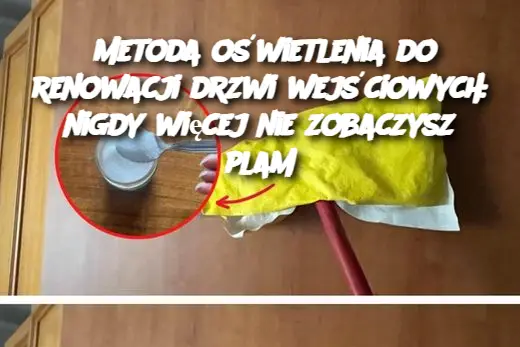 Metoda oświetlenia do renowacji drzwi wejściowych: nigdy więcej nie zobaczysz plam