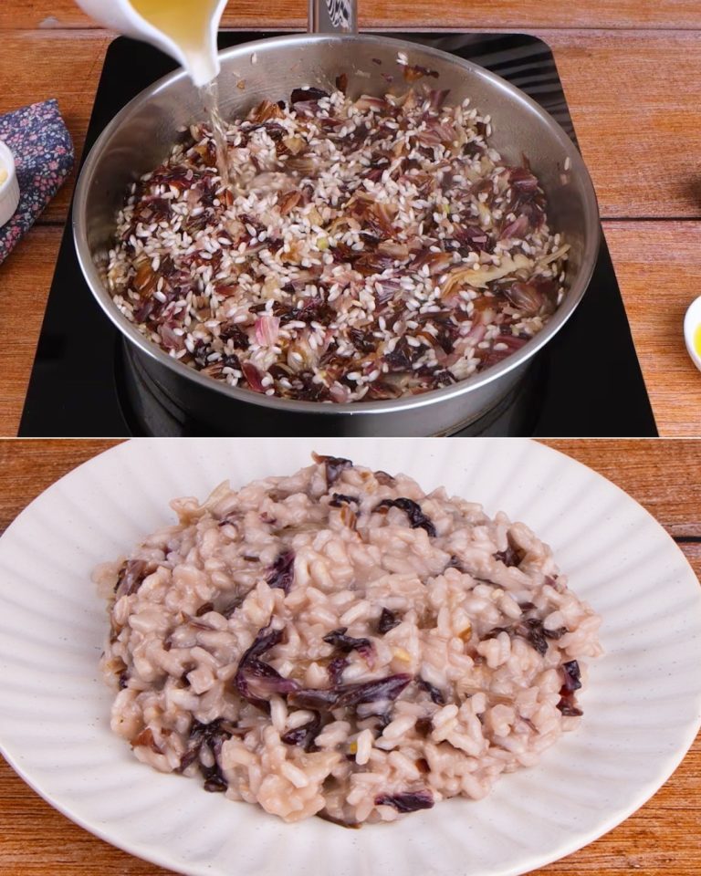 Risotto z radicchio: przepis na smaczną i wykwintną pierwszą potrawę