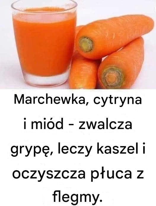 Domowy syrop na bazie marchwi do walki z przeziębieniem