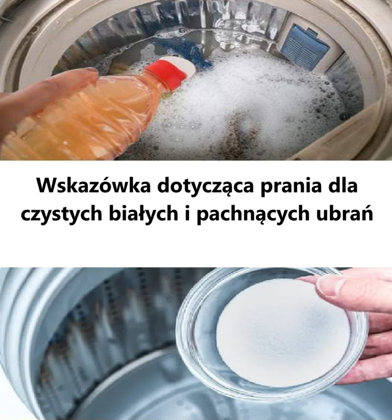 Wskazówka dotycząca prania, dzięki której ubrania będą śnieżnobiałe i będą pachniały świeżością