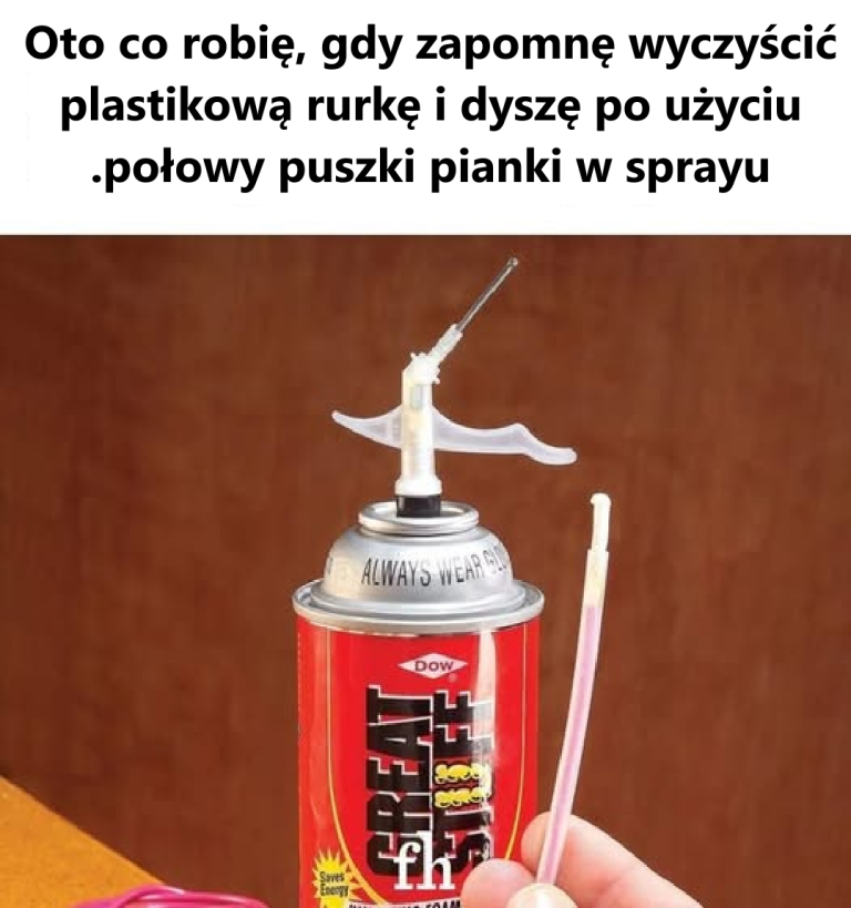 Czyszczenie rur pianką natryskową