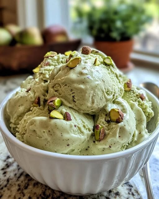 LODY PISTACJOWE Z WYSOKĄ ZAWARTOŚCIĄ BIAŁKA (kremowy i odżywczy przysmak)