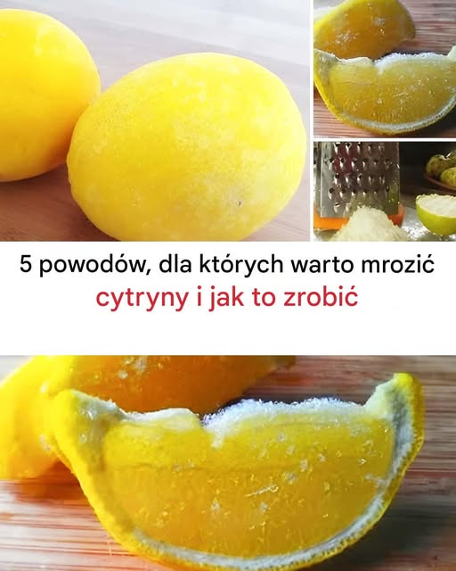 Dlaczego Zawsze Należy Zamrażać Cytryny