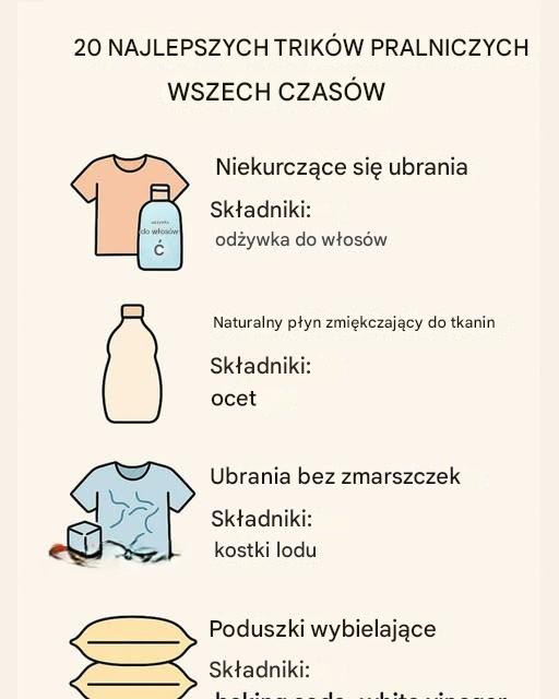 20 najlepszych sposobów prania wszech czasów