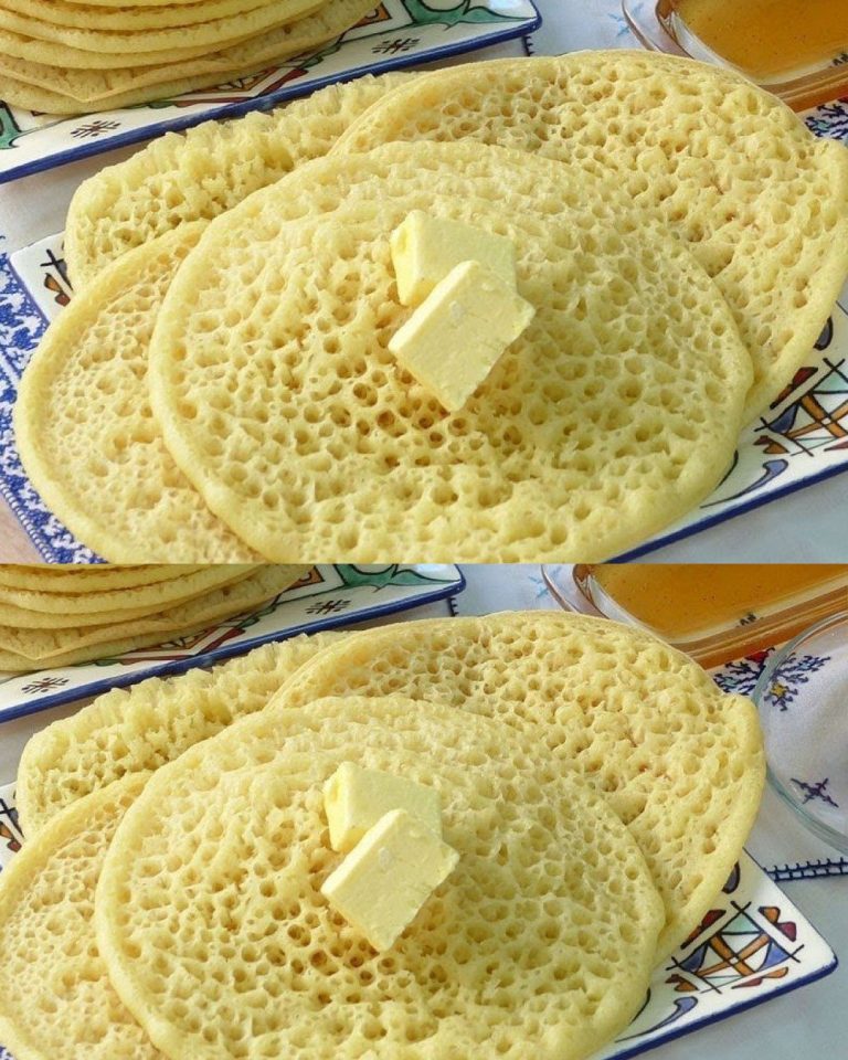 Beghrir oder Tausend-Loch-Pfannkuchen