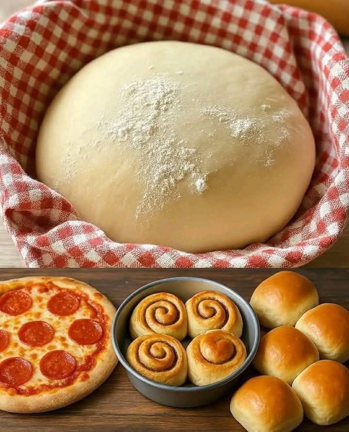 Uniwersalne ciasto drożdżowe — przepis na pizzę, bułeczki, chleb i nie tylko!