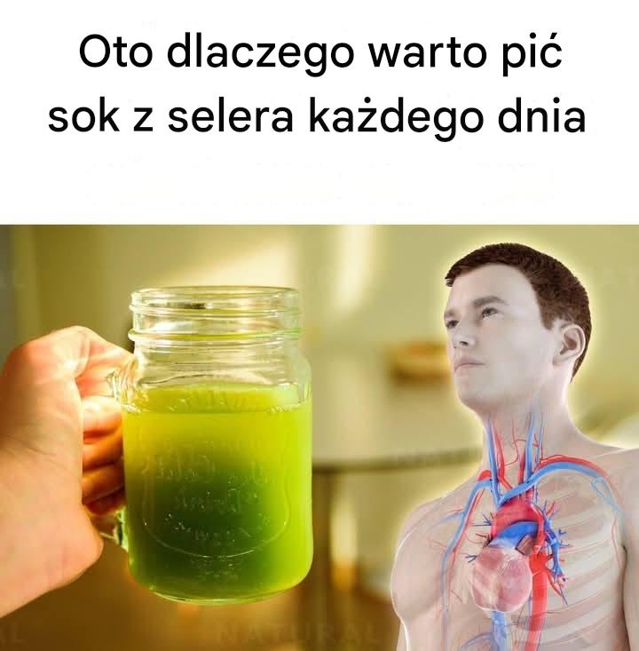 Oto dlaczego warto pić sok z selera każdego dnia