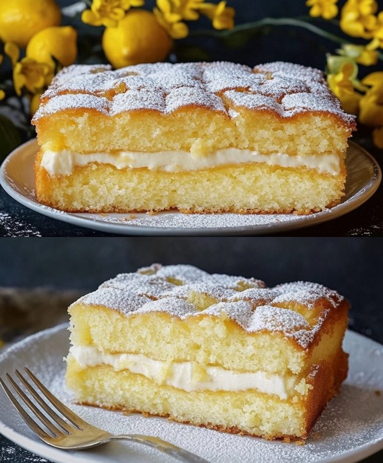 Rozpływające się w ustach ciasto cytrynowe
