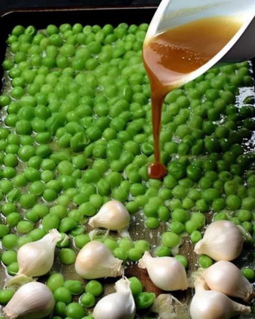Smażony groszek z czosnkiem i masłem: łatwy, smaczny i aromatyczny dodatek