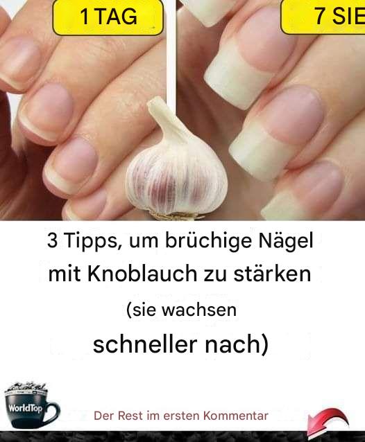 Starke Nägel aus der Natur: 3 Knoblauch-Tipps für schnelles Wachstum und Festigkeit“