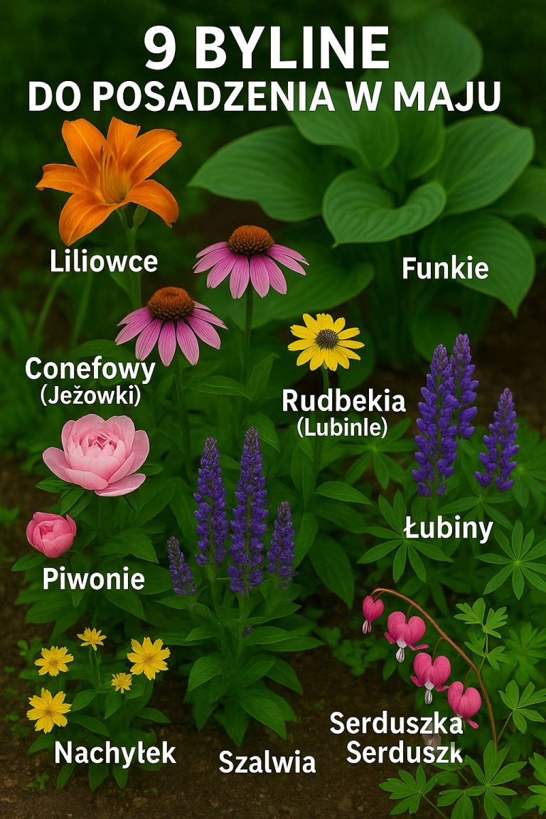 Oto 9 bylin, które warto posadzić w maju – w zależności od strefy mrozoodporności USDA i lokalnego klimatu:
